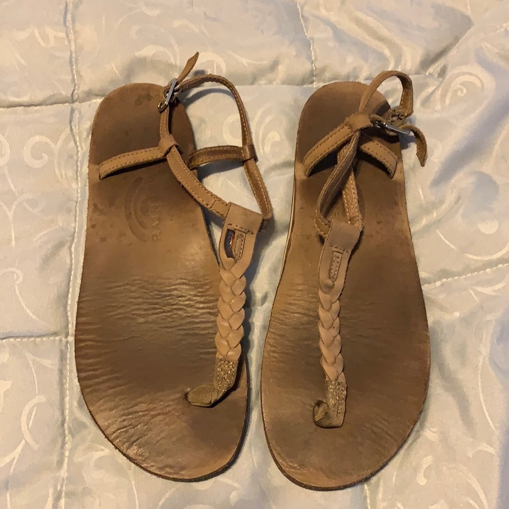 Rainbow braided sandal size XL